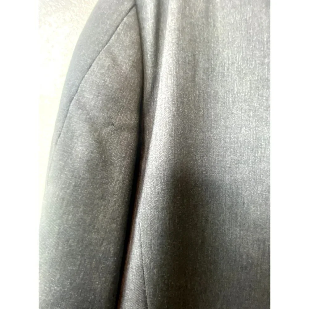 Banana Republic‎ Mens 42R 100% Wool Three Button Gray Sport Coat Jacket